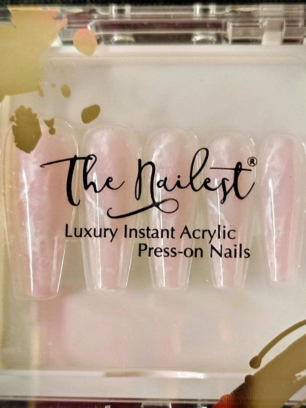 Luxury Instant Acrylic Press-On Nails — Soft Pink
